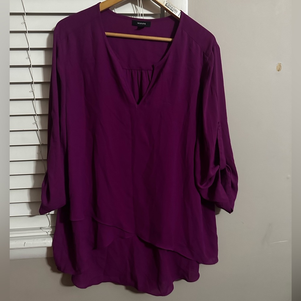NWOT Dark Purple blouse
